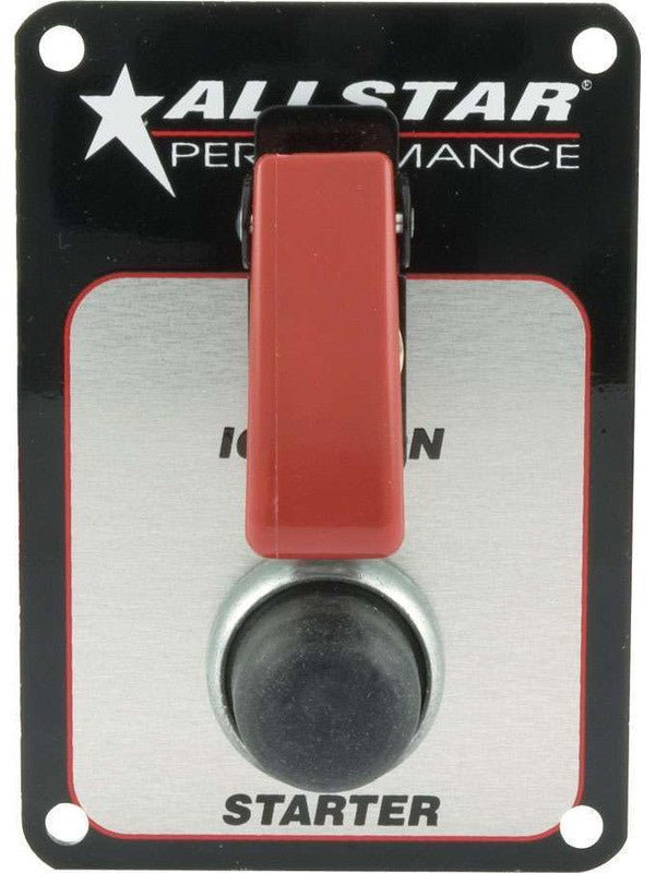 Allstar Performance Switch Panel Dash Mount 2-5/8 x 3-3/4 in 1 Safet (ALL80141)