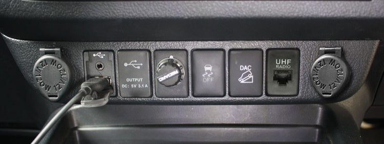 CB UHF BLANK SOCKET RJ45B Pass Through RADIO SWITCH PANEL DASH for For Suzuki...