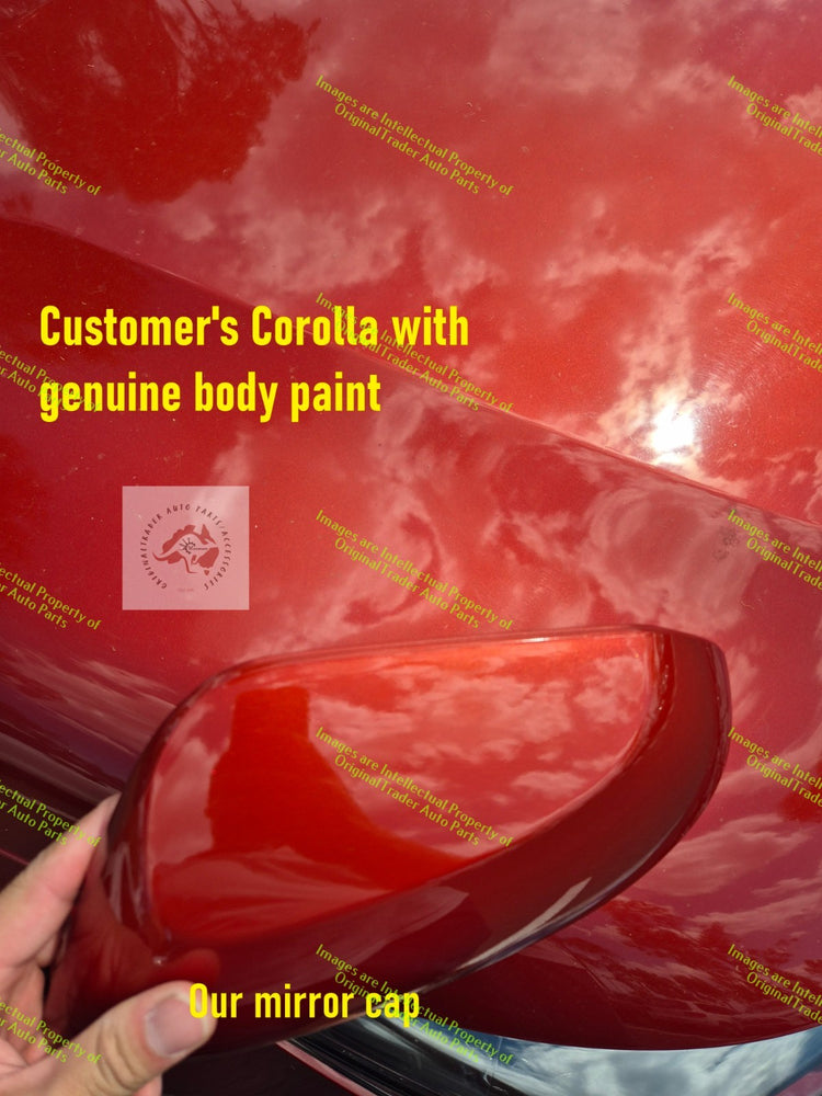 Left Side Mirror Cover Cap Case for Toyota Corolla E210 Series Volcanic Red 3U4