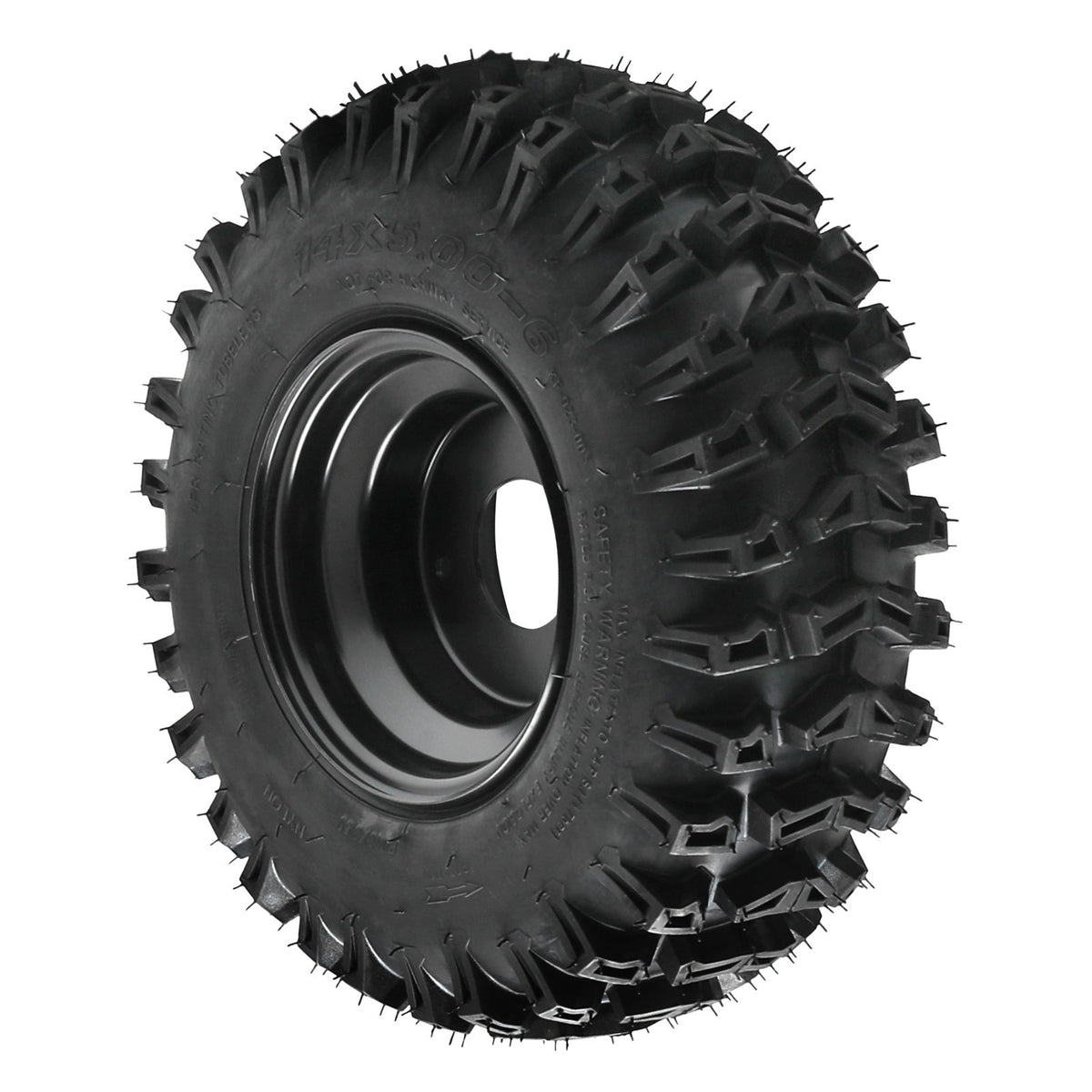 4Pack 14x5-6 14x5.00-6 Tyre Rim Wheel 6" 3 Hole 78mm for Go Kart ATV Quad E Bike