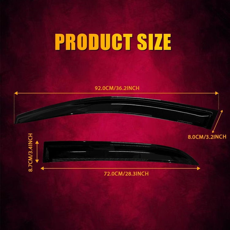 Luxury Weathershields Weather Shields Window Visor For Kia Picanto 2018-2024