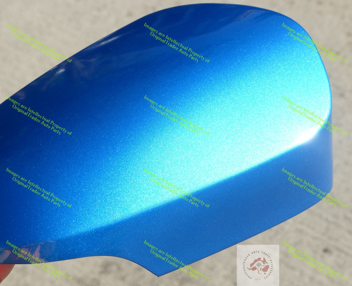 Right Side Mirror Case Cap Housing for Toyota Corolla E180 Series 2 Blue Gem 8X7