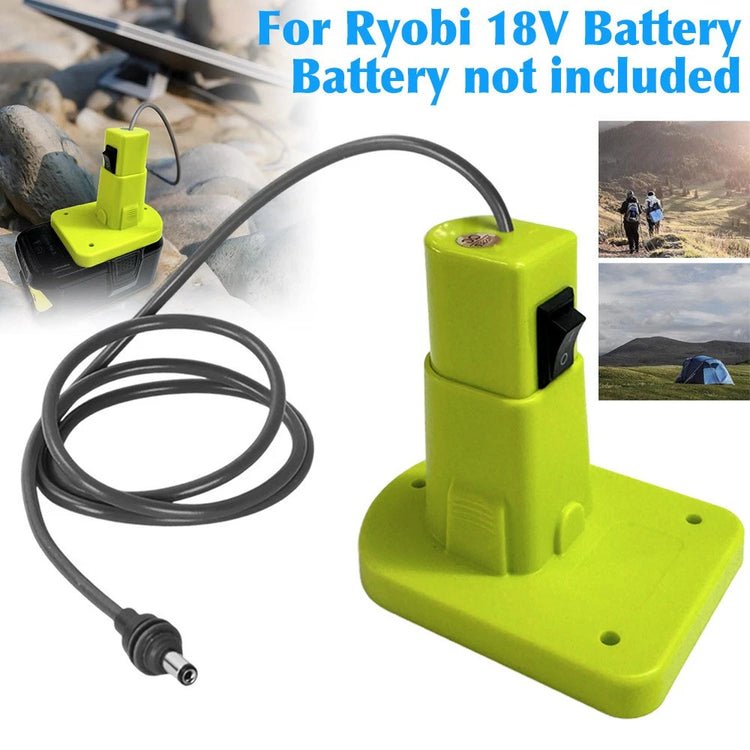 1/2x For Starlink Mini DC Power Cable Waterproof For Ryobi 18V Battery Adapter