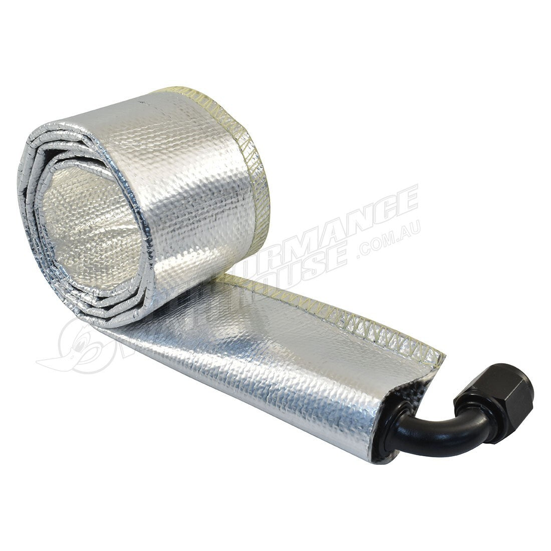 Thermal Shield Sleeve W/Sewn Seam, 25mm ID, 1m Aluminium - CAL-H1325AL