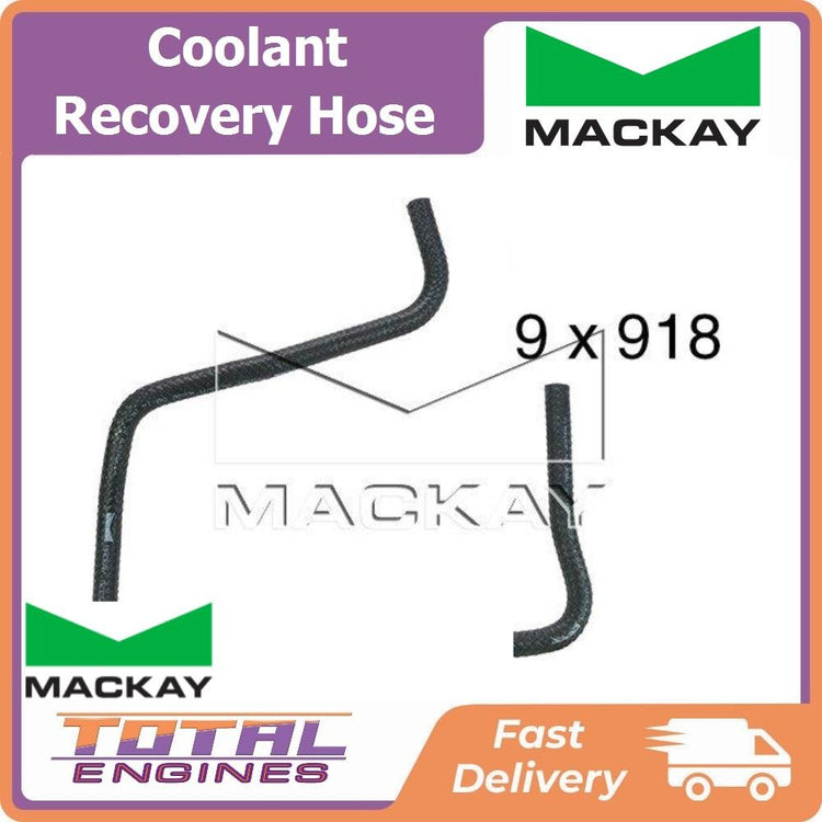 Coolant Recovery Tank Hose fits Ford Territory 2.7L V6 Turbo Diesel 2011-2016