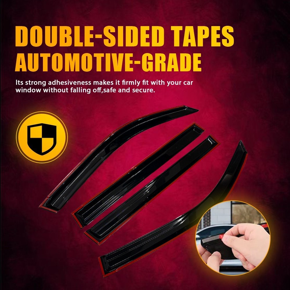 Weather shields Weathershields for Toyota Landcruiser LC200 2007-2021 Sun Visors
