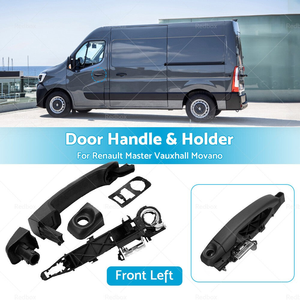 Sliding Door Handle & Holder Left Suitable for Renault Master 10-16 80606779