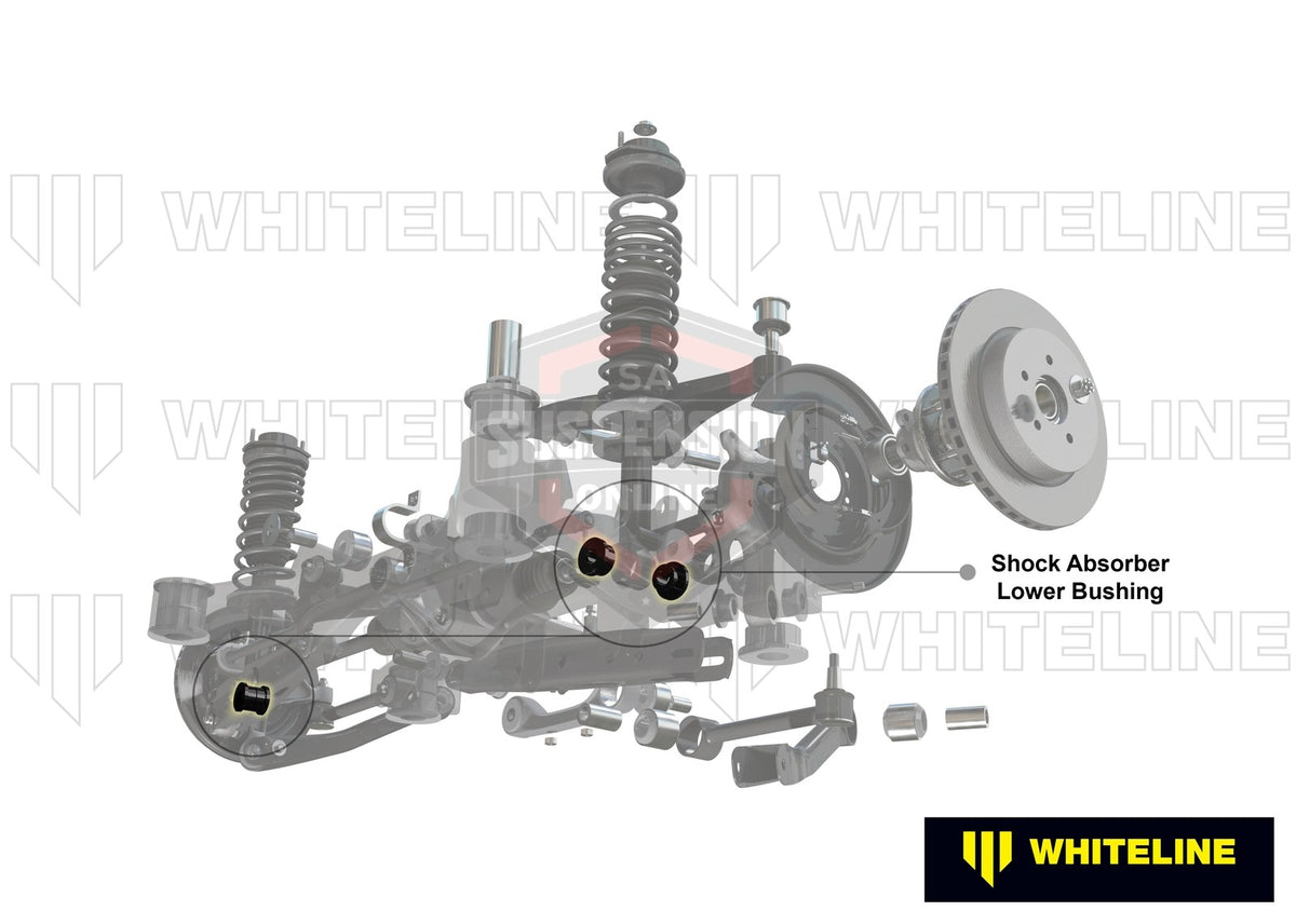 Whiteline W32985 - Shock absorber - lower bushing kit (Bush- shock absorber)