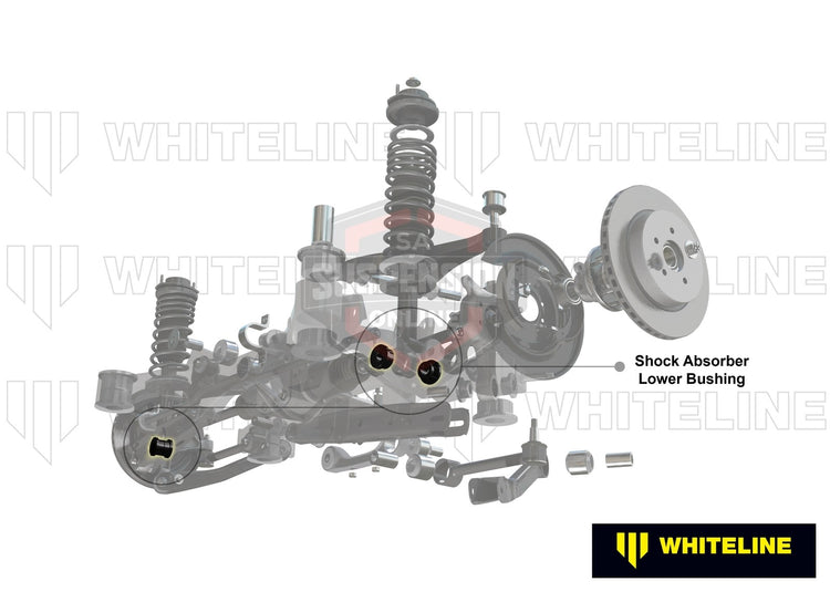 Whiteline W32985 - Shock absorber - lower bushing kit (Bush- shock absorber)
