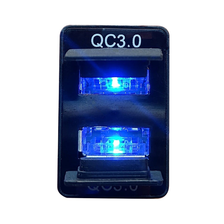 Dual QC3.0 USB Car Charger Mobile Phone GPS iPhone iPad IPOD Samsung fits TOYOTA