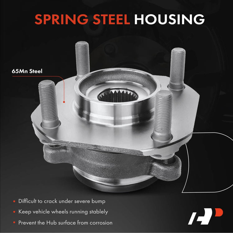 2x Wheel Bearing Hubs Front for Subaru Forester SH Impreza Liberty Outback 2.0L
