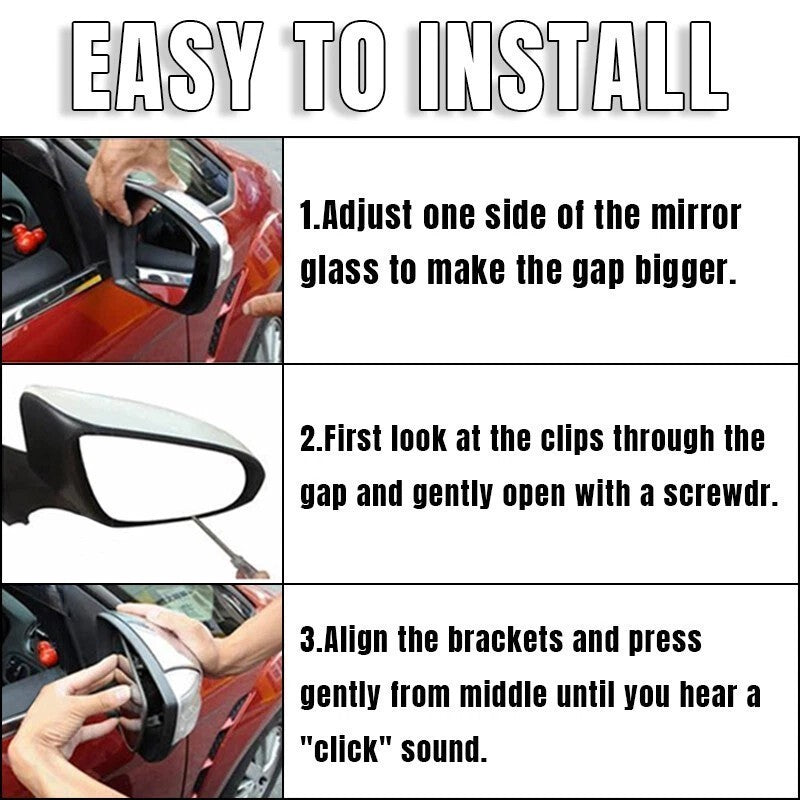 Right Side Mirror Glass for VW GOLF MK7 MK7.5 2013-2018 With Heated Convex Base