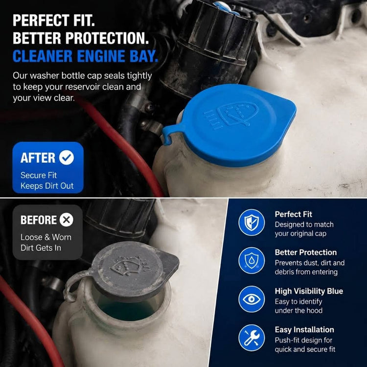 Front Windshield Washer Reservoir Cap For Honda Civic Accord CRV CRX Prelude Fit