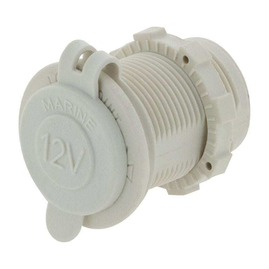Hulk 4x4 HU6620-1 Accessory Power Socket White 12/24v 20a @12v Non Led 29mm