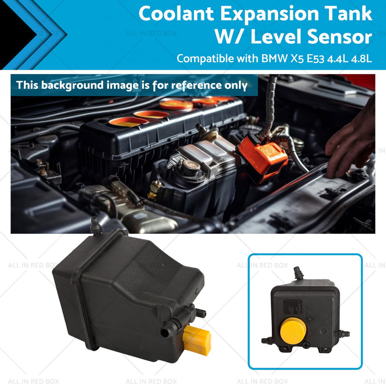 Coolant Expansion Tank W/ Level Sensor Suitable for BMW E53 X5 4.8L 4.4L 03-06