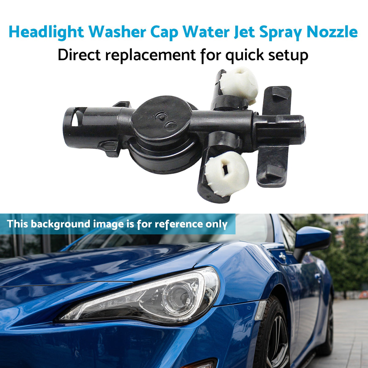 HID Headlight Washer Cap Water Jet Spray Nozzle Piece Suitable For Toyota 86