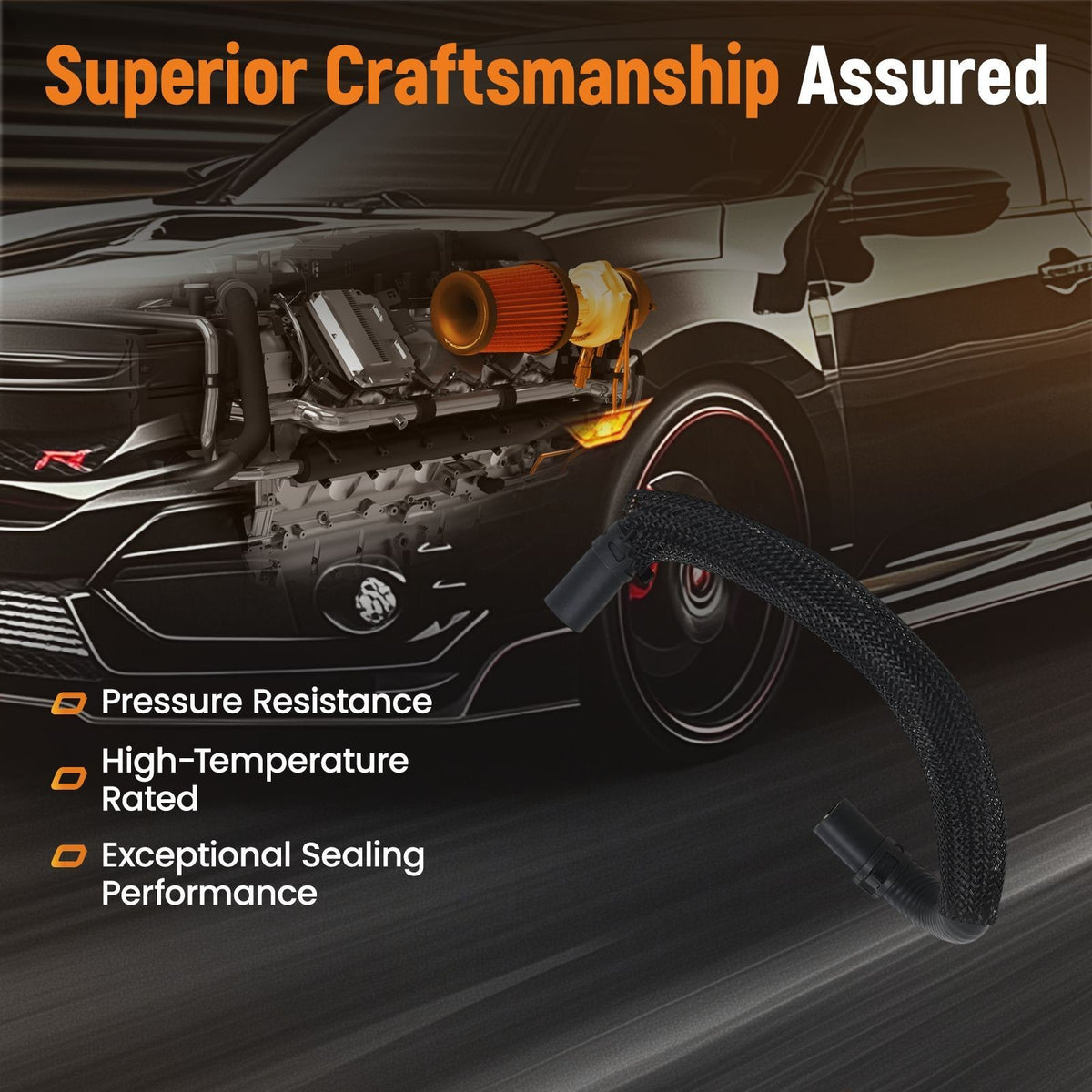 Coolant Hose for Mini Paceman R61 Cooper S All4 135Kw 2012-2016