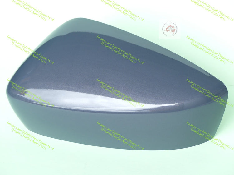 Left Door Mirror Cap Case Cover for Mazda 2 DJ DL Polymetal Grey Metallic 47C