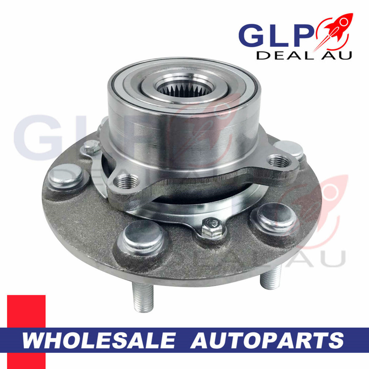 2x Front Wheel Bearing Hub For Mitsubishi Triton ML,MN,MQ,MR ABS 4WD & RWD 2006+