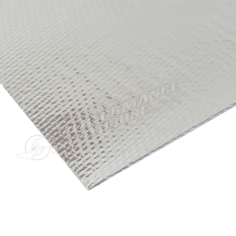 Heat Shield Adhesive Backed, 12" X 24", Aluminium Silica - CAL-H1357AL