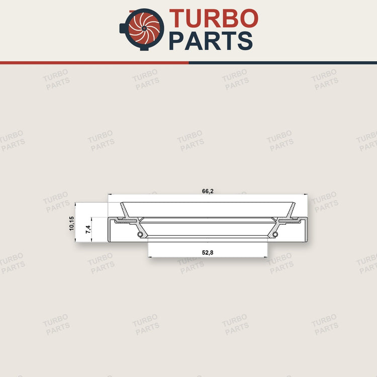 Toyota Corolla 2 Front Oil Seal Hub 52.8X66.2X7.4X10.15