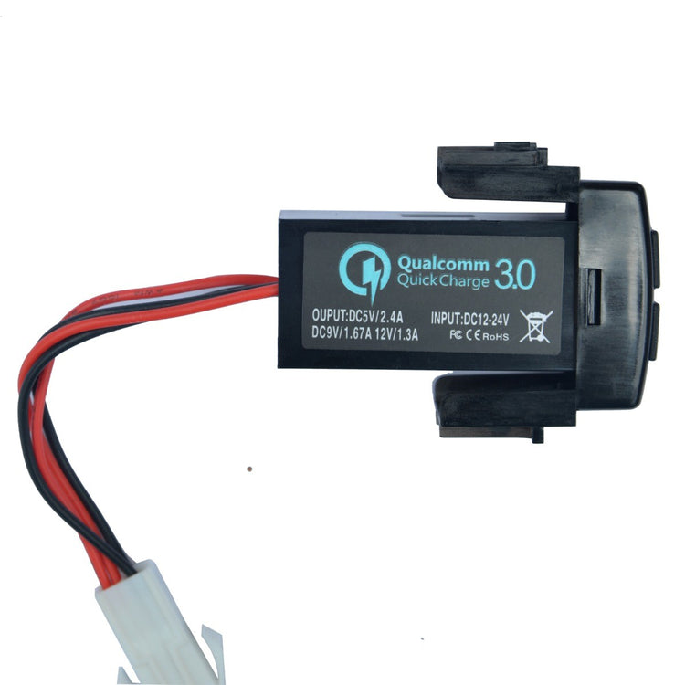 Dual QC3.0 USB Car Charger Mobile Phone GPS iPhone iPad IPOD Samsung fits Nissan