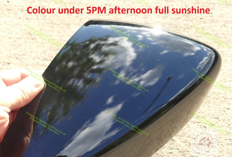 Left Side Mirror Cap Case Cover for Mazda CX-9 CX9 TC Series Jet Black Mica 41W