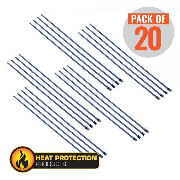 Thermal Stainless 304 Steel Locking Ties 400mm (16 Inch) long for securing any i