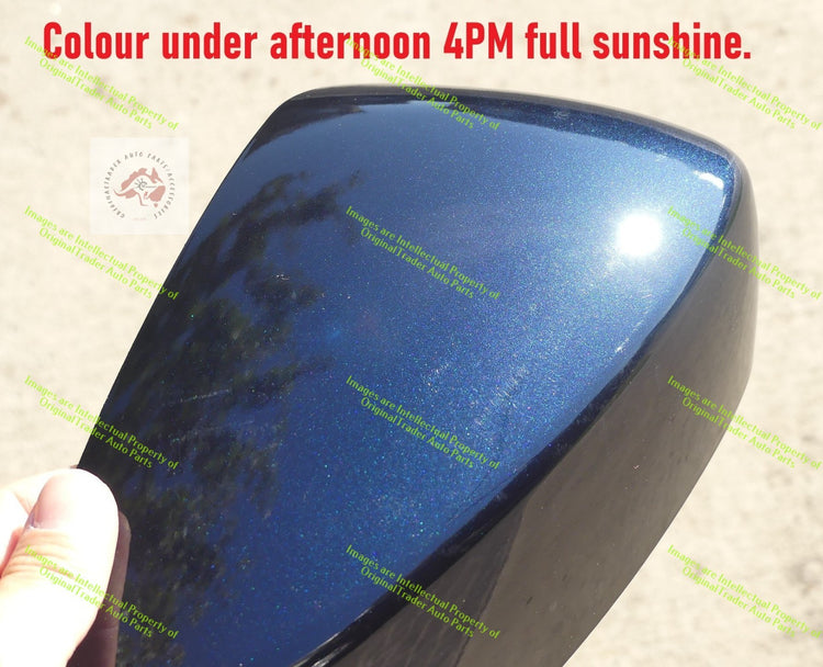 Right Door Mirror Cap Case Housing Mazda 3 BN Series Deep Crystal Blue Mica 42M