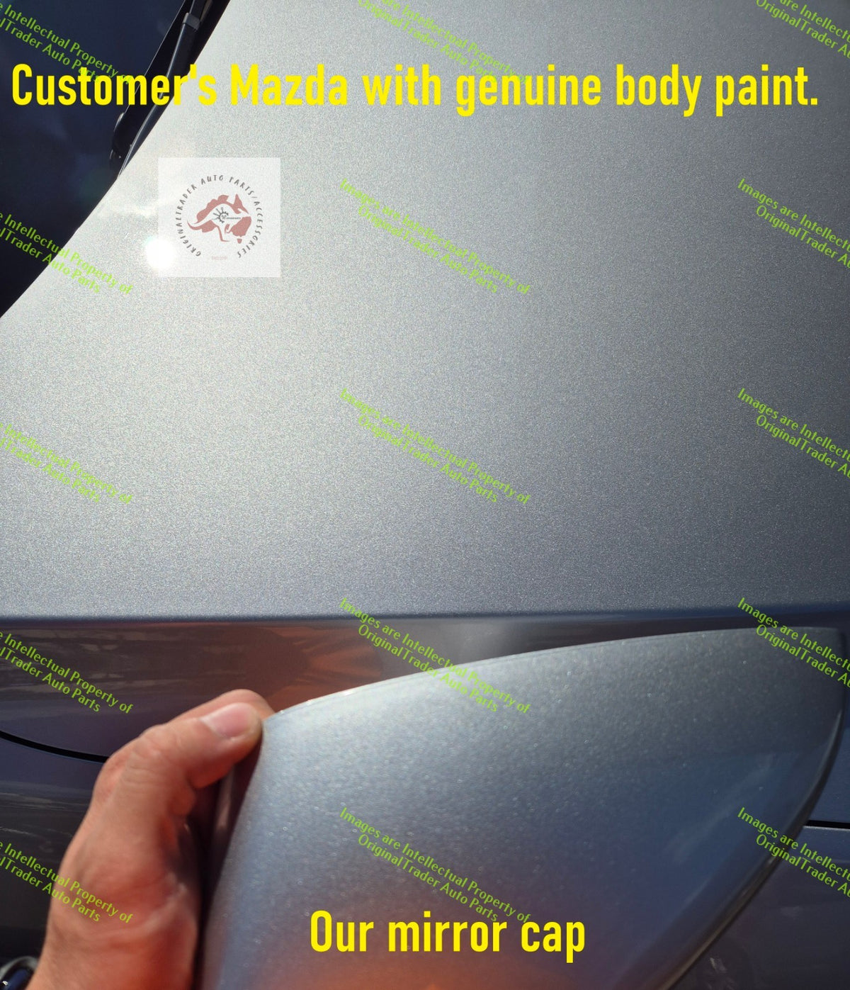 Right Door Mirror Cap Housing for Mazda CX30 CX-30 DM Sonic Silver Metallic 45P