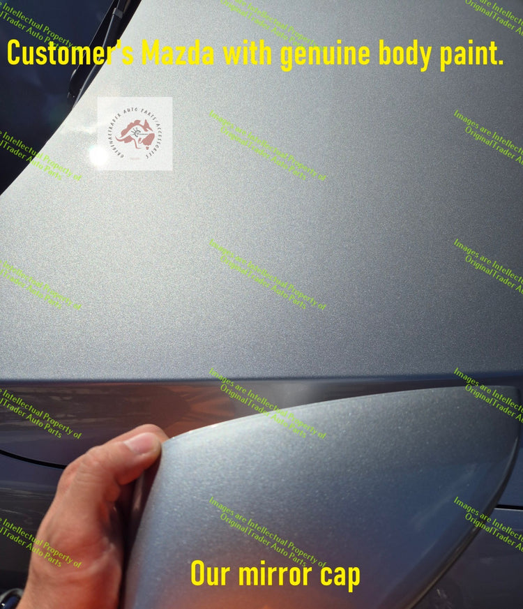 Right Door Mirror Cap Housing for Mazda CX30 CX-30 DM Sonic Silver Metallic 45P