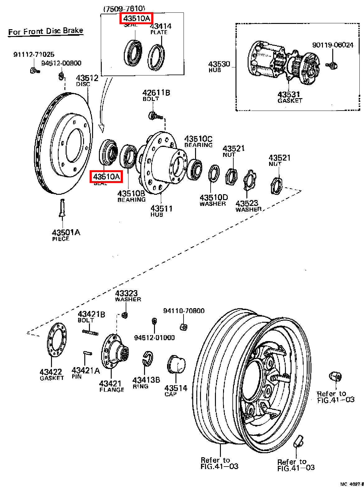 Genuine LandCruiser VDJ79 VDJ78 VDJ76 Wheel Bearing Hub Oil Seal