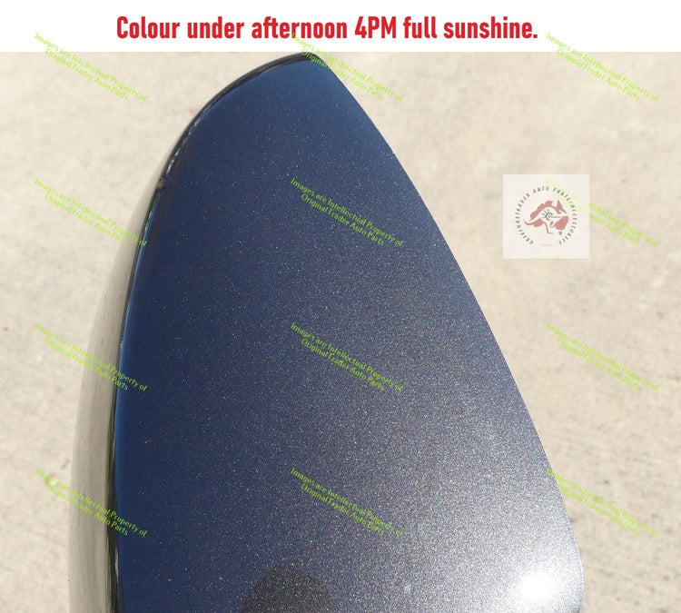 RIGHT Side Mirror Case Cap Housing Mazda 3 BN Series Machine Grey Metallic 46G