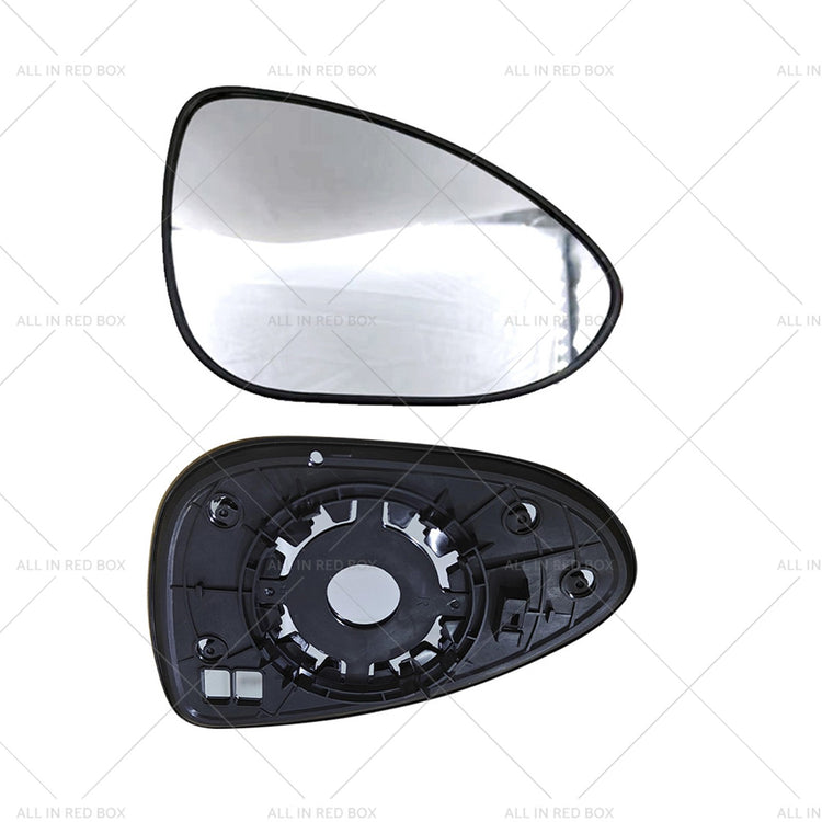 Right Mirror Glass With Back Plate Suitable for Holden Barina 2011-ON NO HEATED