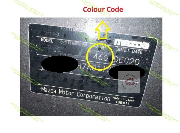 Left Side Mirror Cap Cover Case for Mazda CX30 CX-30 Machine Grey Metallic 46G