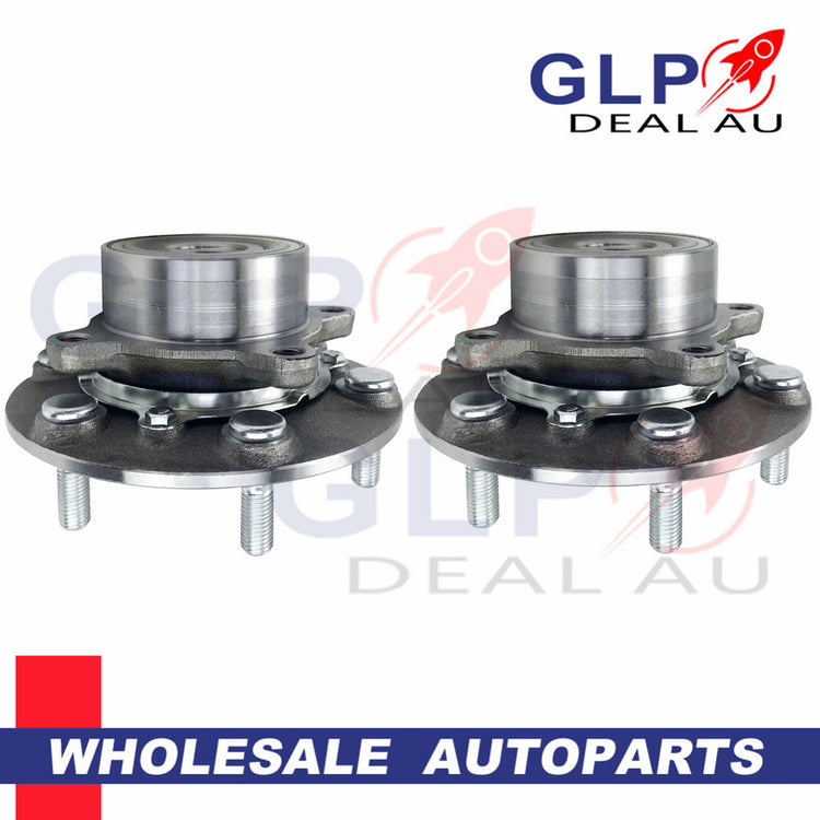 2x Front Wheel Bearing Hub For Mitsubishi Triton ML,MN,MQ,MR ABS 4WD & RWD 2006+