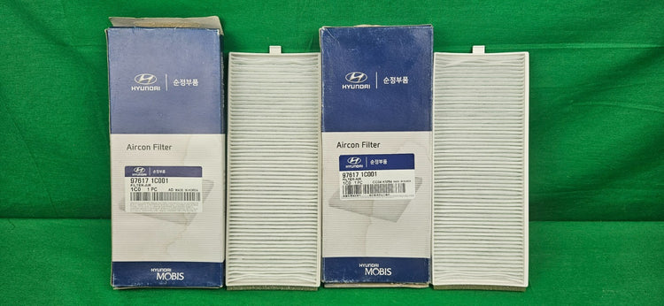 GENUINE HYUNDAI GETZ SERVICE KIT (OIL + GASKET + AIR + FUEL + CABIN FILTER)