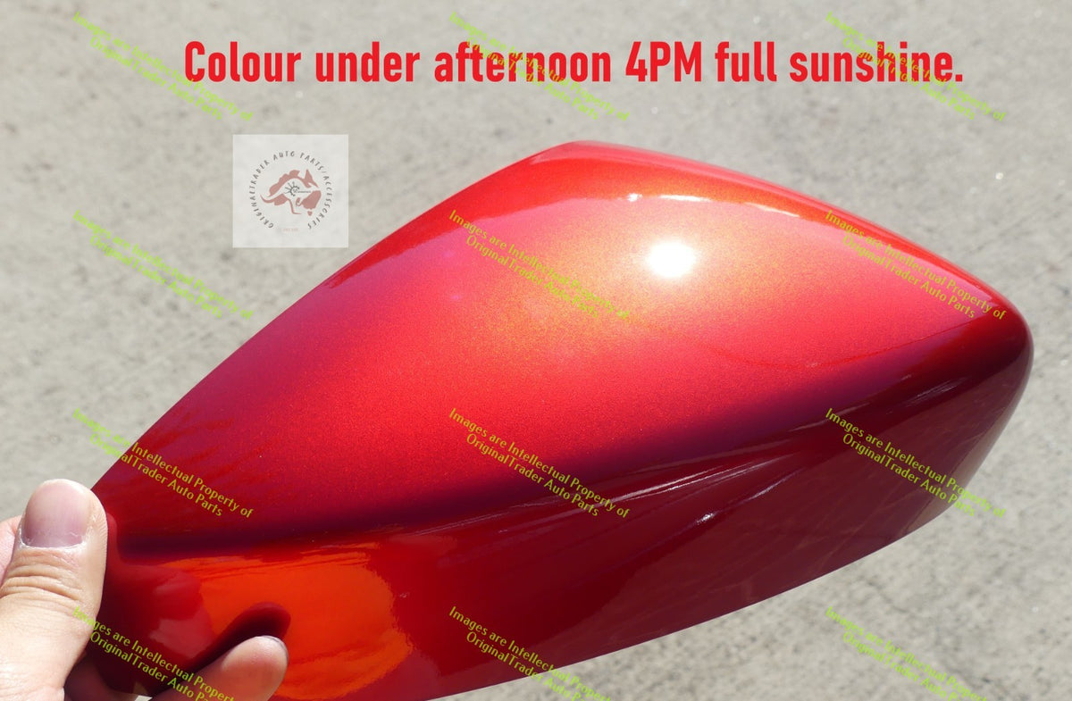 Right Side Mirror Cap Cover for Mazda CX30 CX-30 Soul Red Crystal Metallic 46V