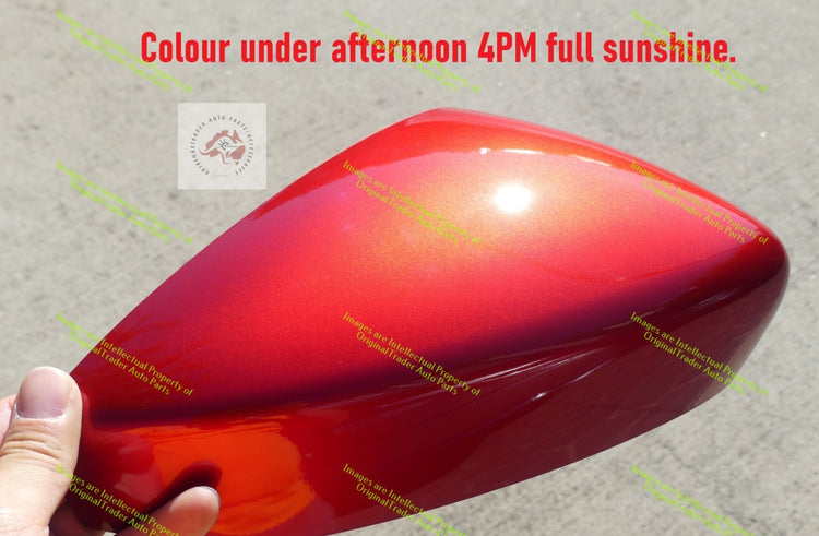 Right Side Mirror Cap Cover for Mazda CX30 CX-30 Soul Red Crystal Metallic 46V