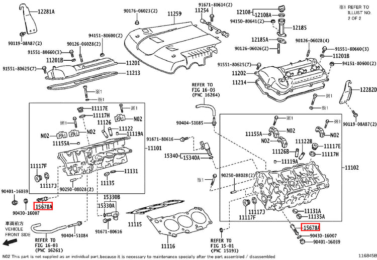 Genuine Hilux Surf GRN215 LandCruiser GRJ200 1GR VVTi Oil Control Valve Filter