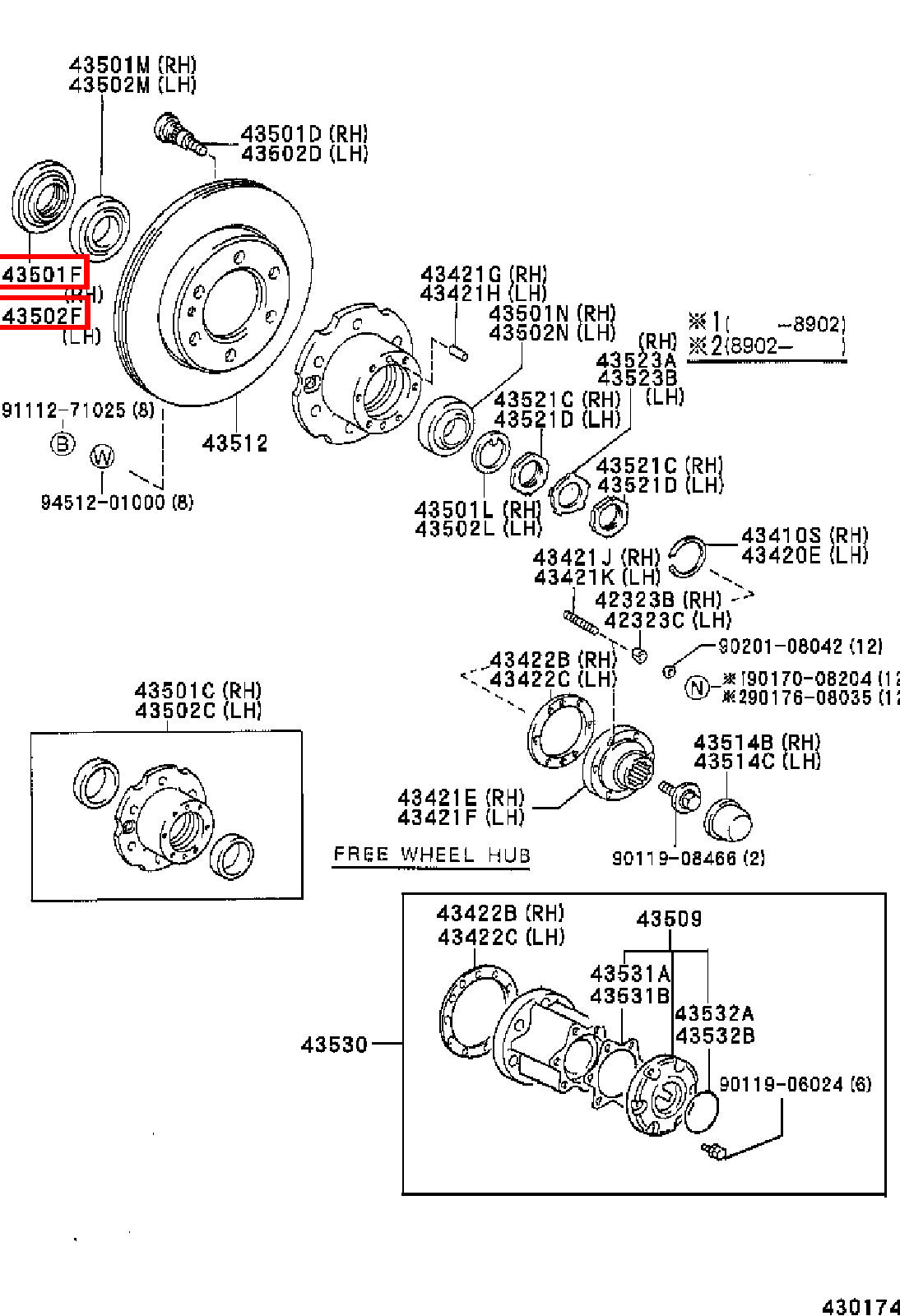 Genuine LandCruiser VDJ79 VDJ78 VDJ76 Wheel Bearing Hub Oil Seal