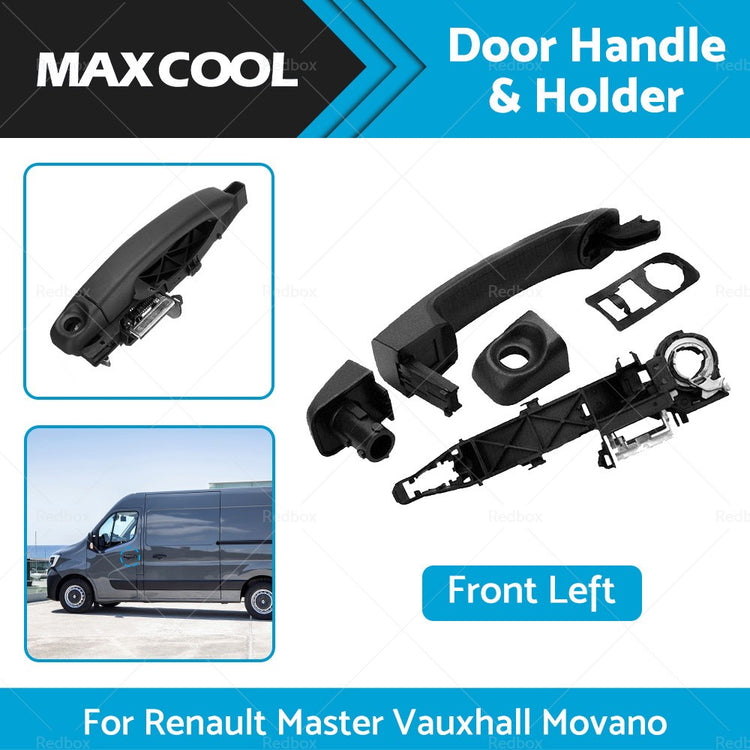 Sliding Door Handle & Holder Left Suitable for Renault Master Vauxhall Movano