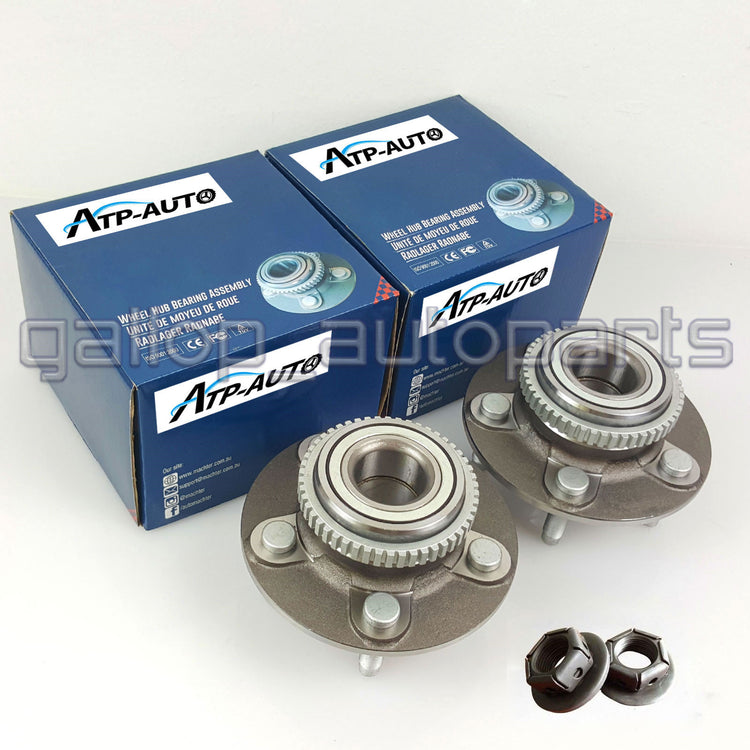 ATP Front Wheel Bearing Hub Hubs Falcon AU BA BF Territory 2WD + 2 Nuts For Ford