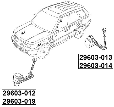 29603-012 Febest Level Sensor, Front Left (With Link) LR020473