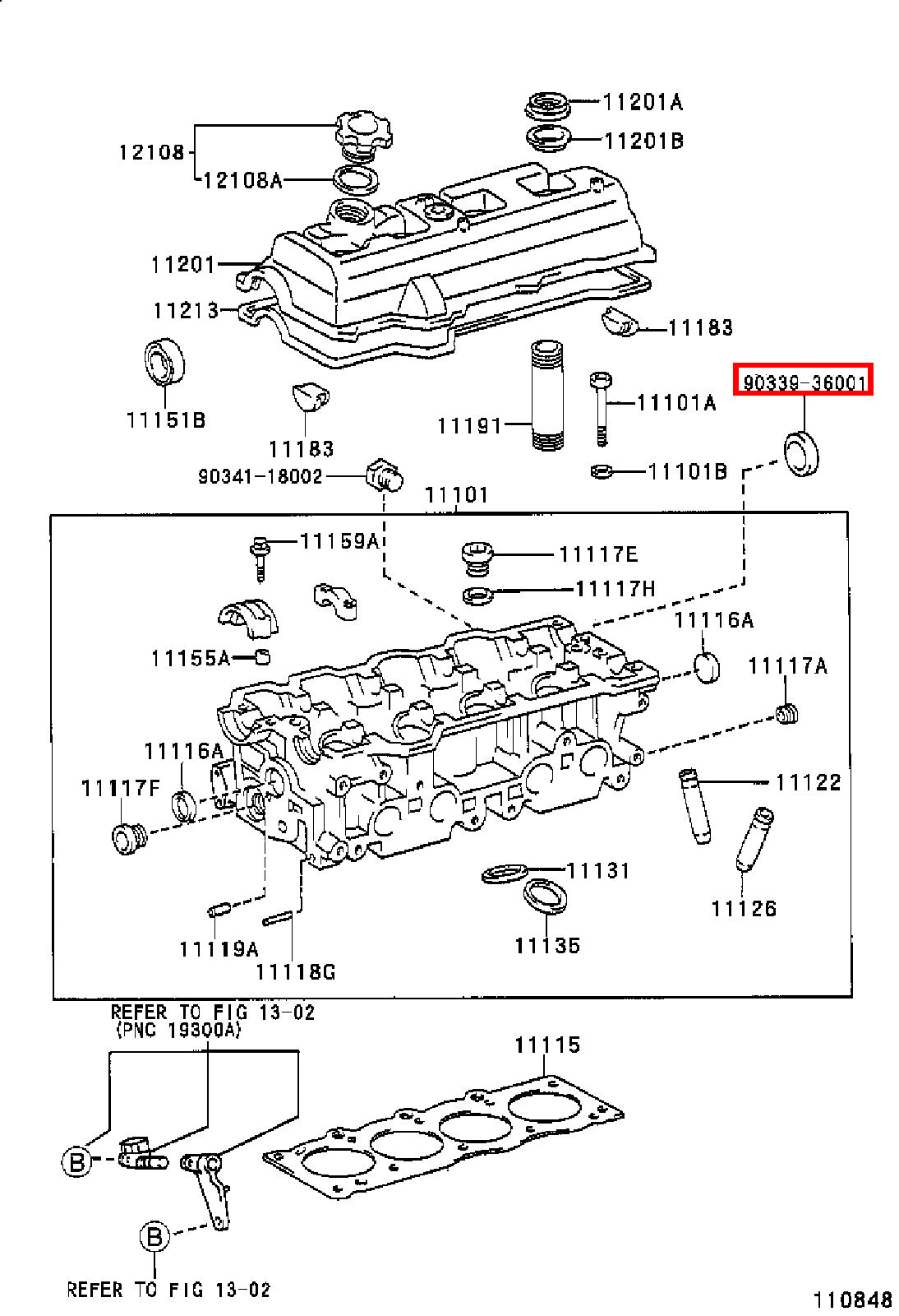 Genuine 4Runner RZN185 RZN180 Avensis ST220 Caldina ST210 Cylinder Head Plug