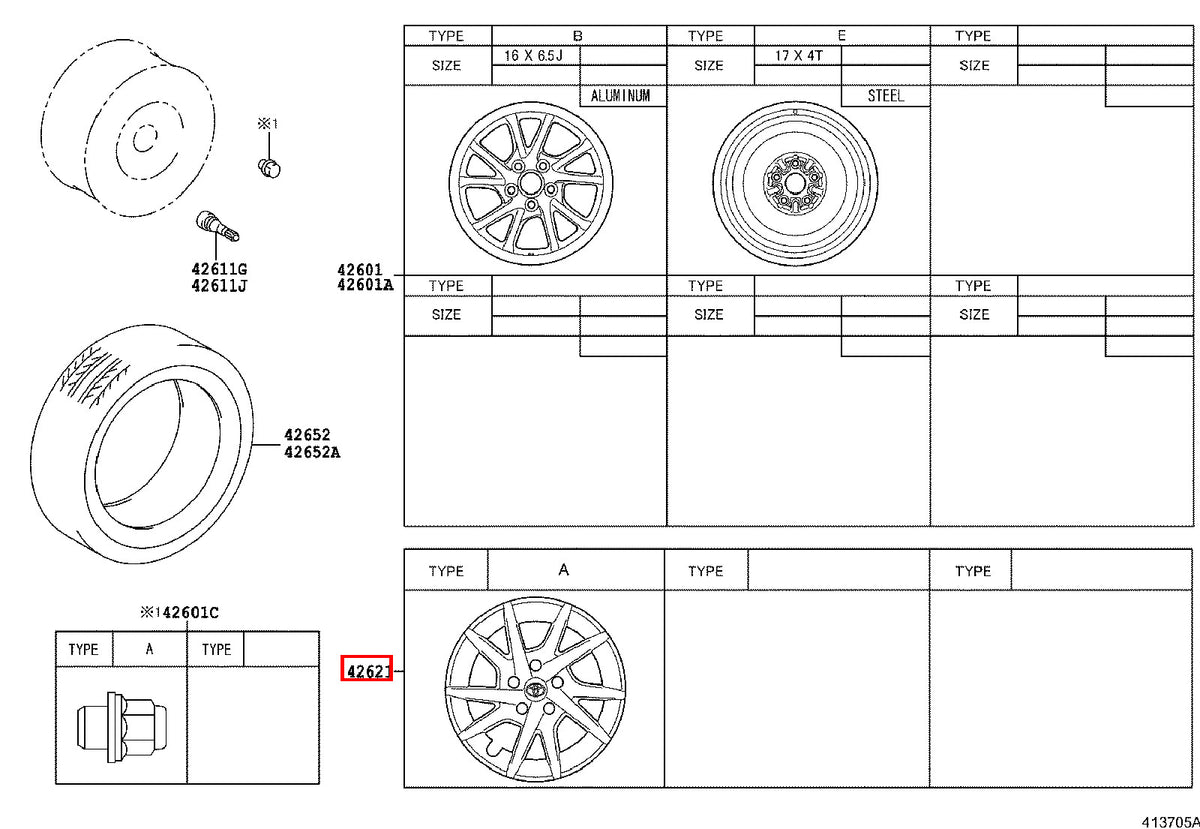Genuine Toyota Prius ZVW41 ZVW40 Prius V ZVW41 ZVW40 16 Inch Wheel Cover Hub Cap