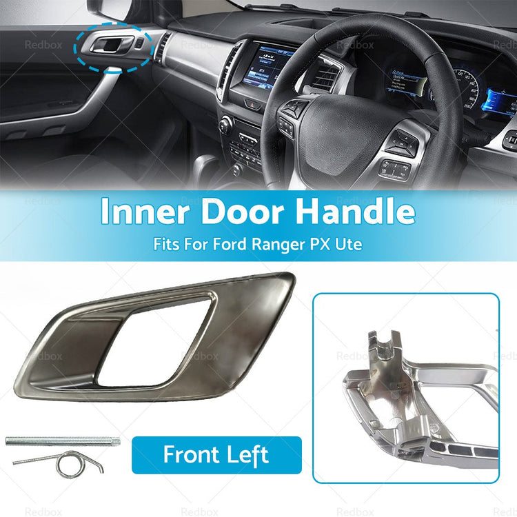 Dark Chrome Front Left Inner Door Handle Suitable for Ford Ranger 11-