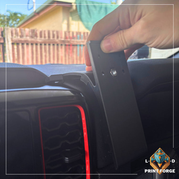 FORD Next-Gen Ranger/Everest/Raptor Phone Dash Mount - (NO Attachments Included)