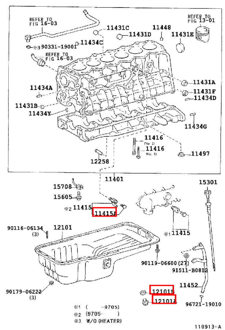 Genuine Yaris ZSP90 SCP10 NLP90 NLP130 1.4 1.0 1.8 Sump Drain Plug w Washer