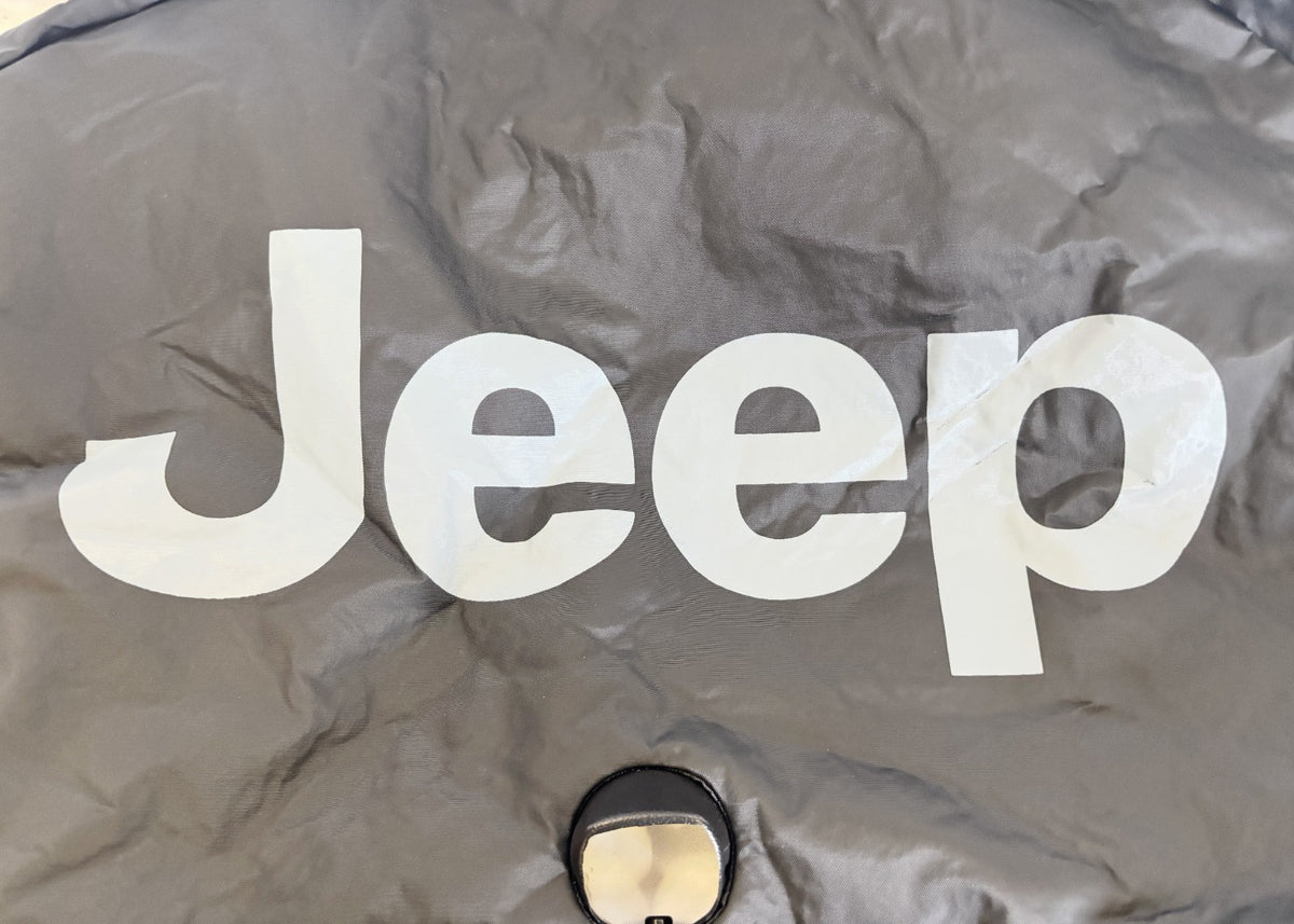Genuine Jeep Wrangler Black Soft Spare Tyre Cover 82215434AB 82219386AA OEM